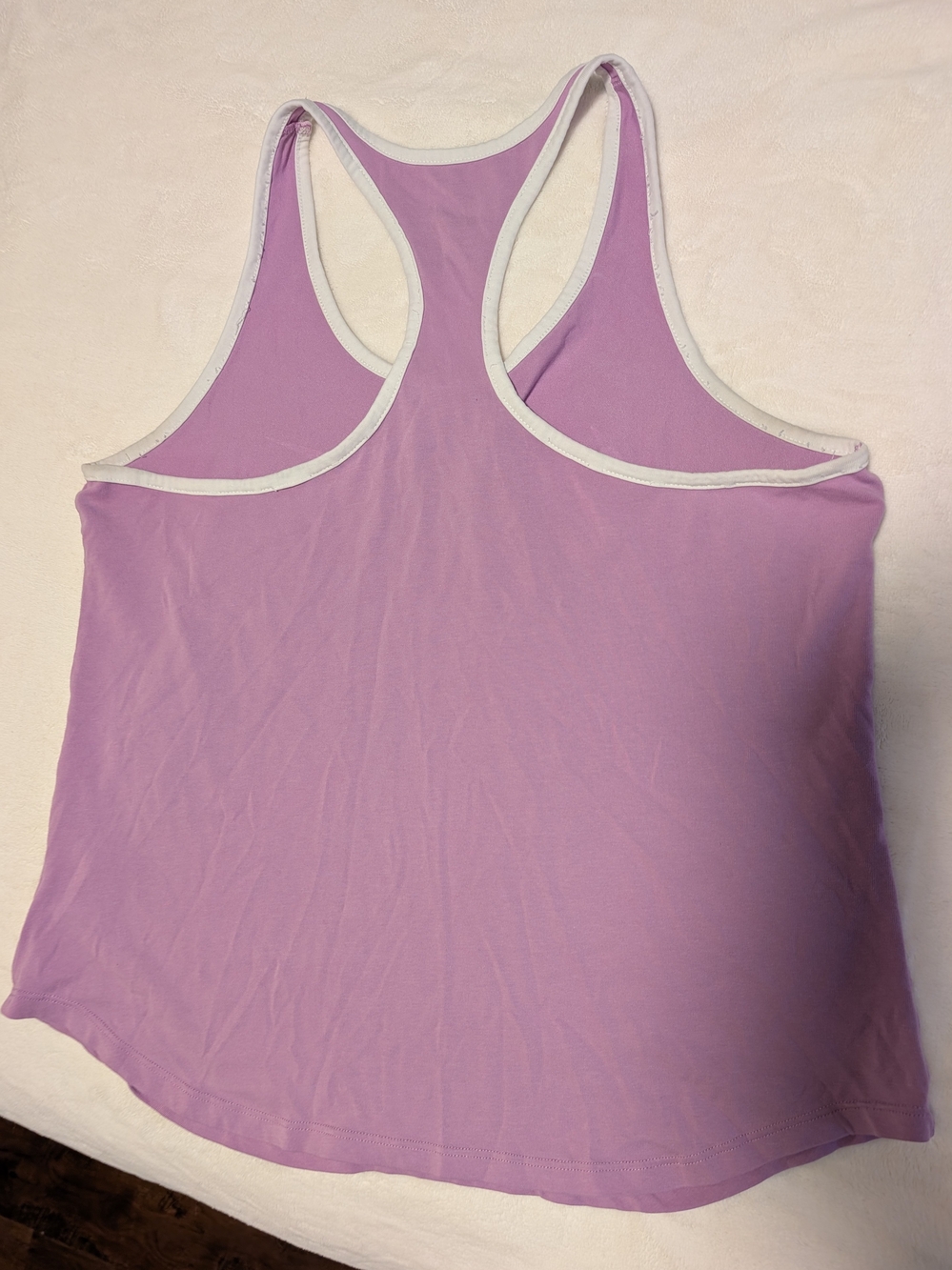 Nike Women’s Purple 'Just Do It.' Racerback Tank - Picture 2 of 3